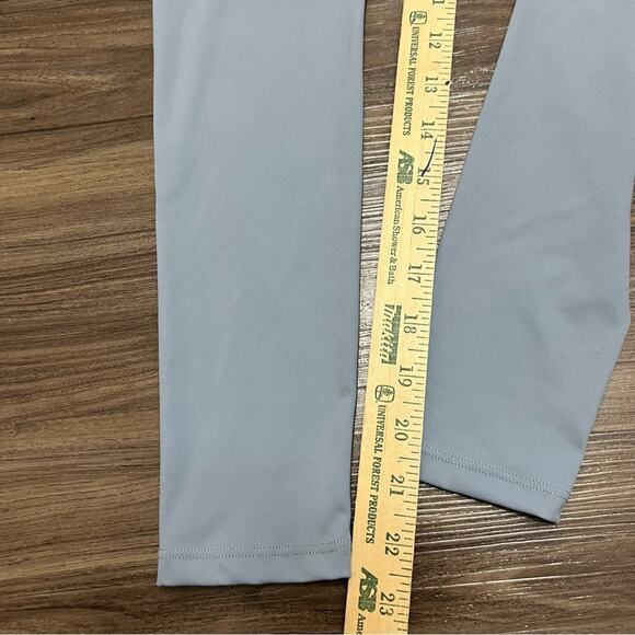 l's begin womens High waist cross cut out leggings blue sz small - Picture 4 of 7